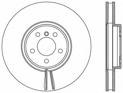 OPEN PARTS bdr254320 -  Тормозной диск